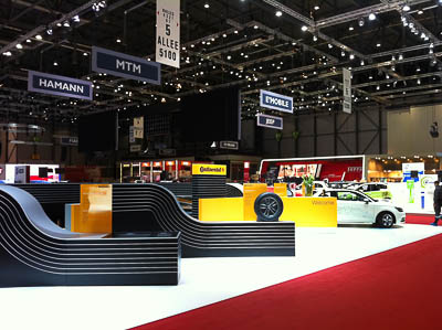 Messestand Continental – Genfer Autosalon 2011